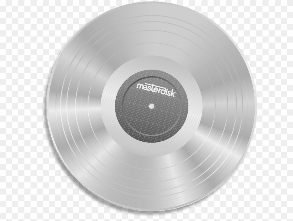 Masterdisk Platinum Record Transparent Transparent Background Platinum Record, Disk, Electronics Png Image