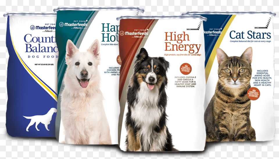 Masterfeeds Pet Food Bags Happy Hounds Dog Food, Animal, Canine, Mammal, Cat Free Transparent Png