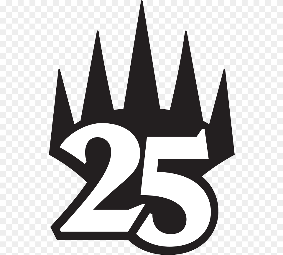 Masters 25 Set Information Mtg Masters 25 Logo, Symbol, Text, Number Png Image