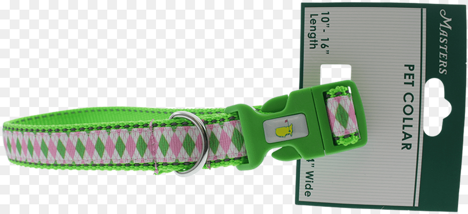 Masters Green Amp Pink Argyle Dog Collar Leash, Accessories, Belt Png Image