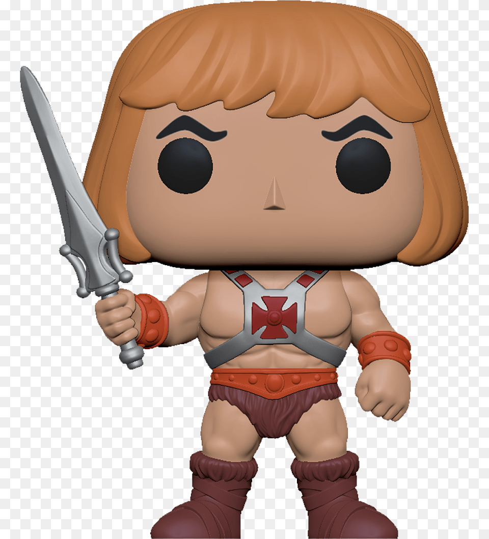 Masters Of The Universe Funko Pop He Man, Baby, Person, Face, Head Png Image