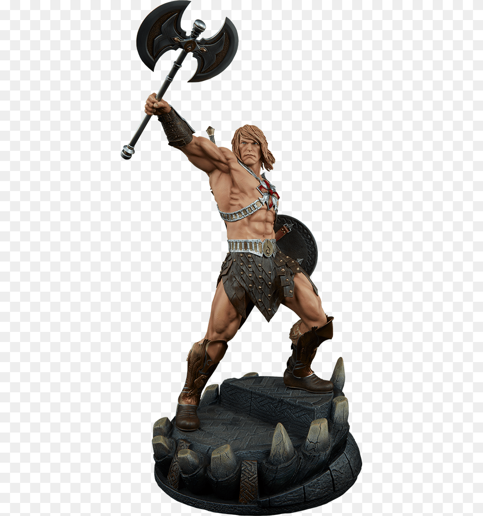Masters Of The Universe He Man 60cm Statue Download Masters Of The Universe, Adult, Female, Person, Woman Free Transparent Png