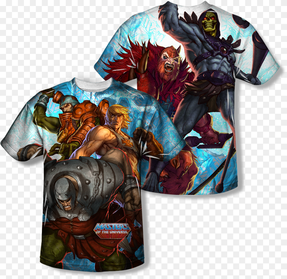 Masters Of The Universe T Shirt, Clothing, T-shirt, Book, Comics Free Transparent Png