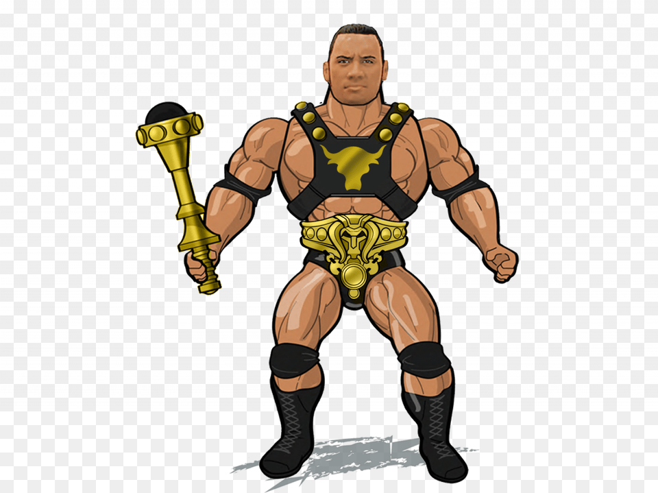 Masters Of The Wwe Universe The Rock, Person, Face, Head Png Image