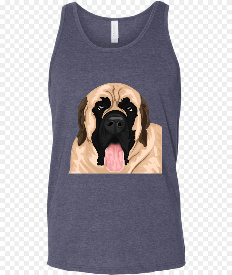 Mastiff Unisex Tank Pug, Clothing, Tank Top, Animal, Canine Png Image