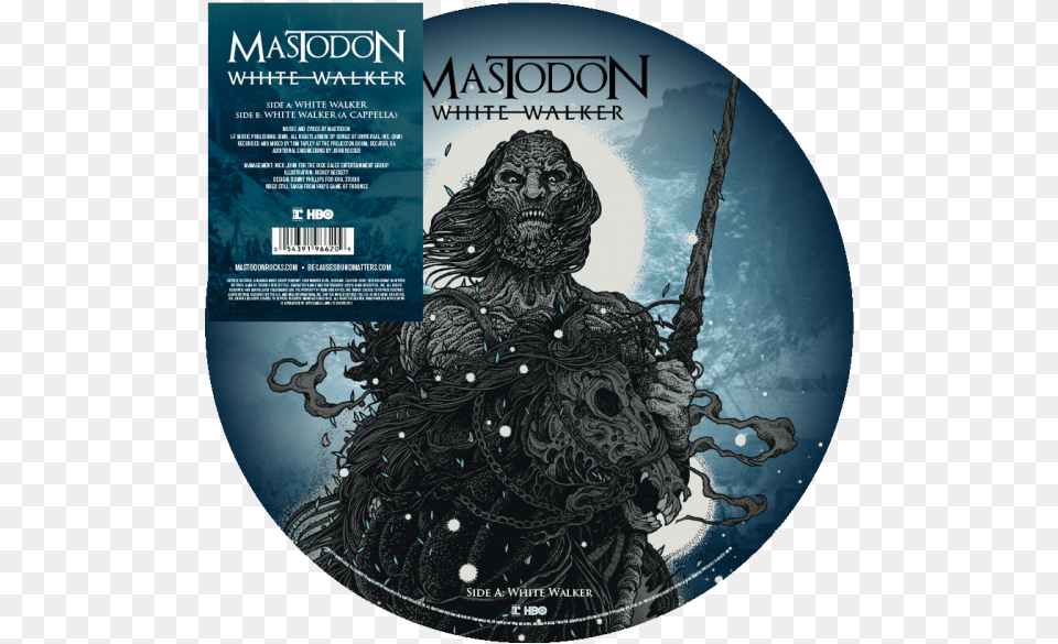 Mastodon White Walker Vinyl Picture Disc Mastodon White Walker, Disk, Dvd, Adult, Female Png Image