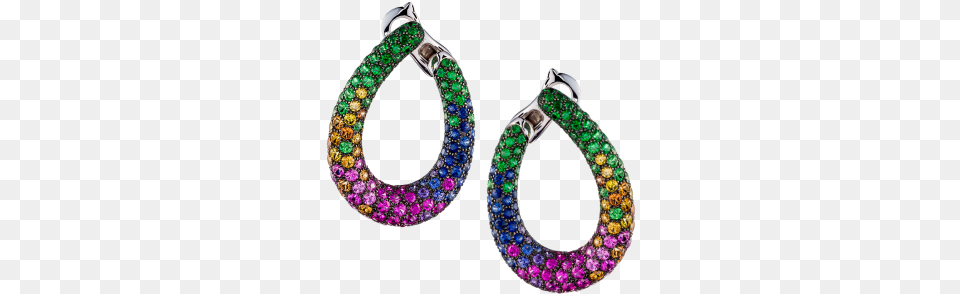 Masy The Chameleon Hoop Earrings Set With Pav Round Boucheron Chameleon Earrings, Accessories, Earring, Gemstone, Jewelry Png