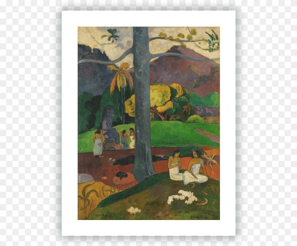 Mata Mua Paul Gauguin Iphone, Art, Painting, Adult, Female Free Png