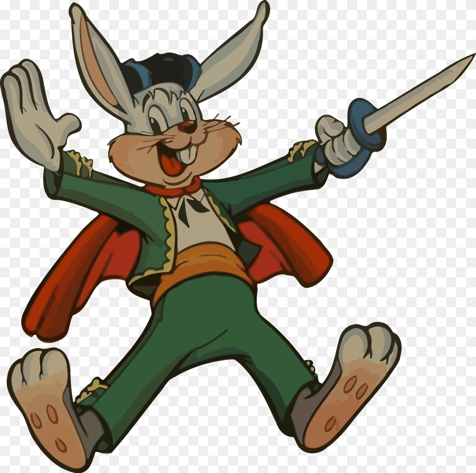 Matador Bunny Clipart, Cartoon, Person Png Image