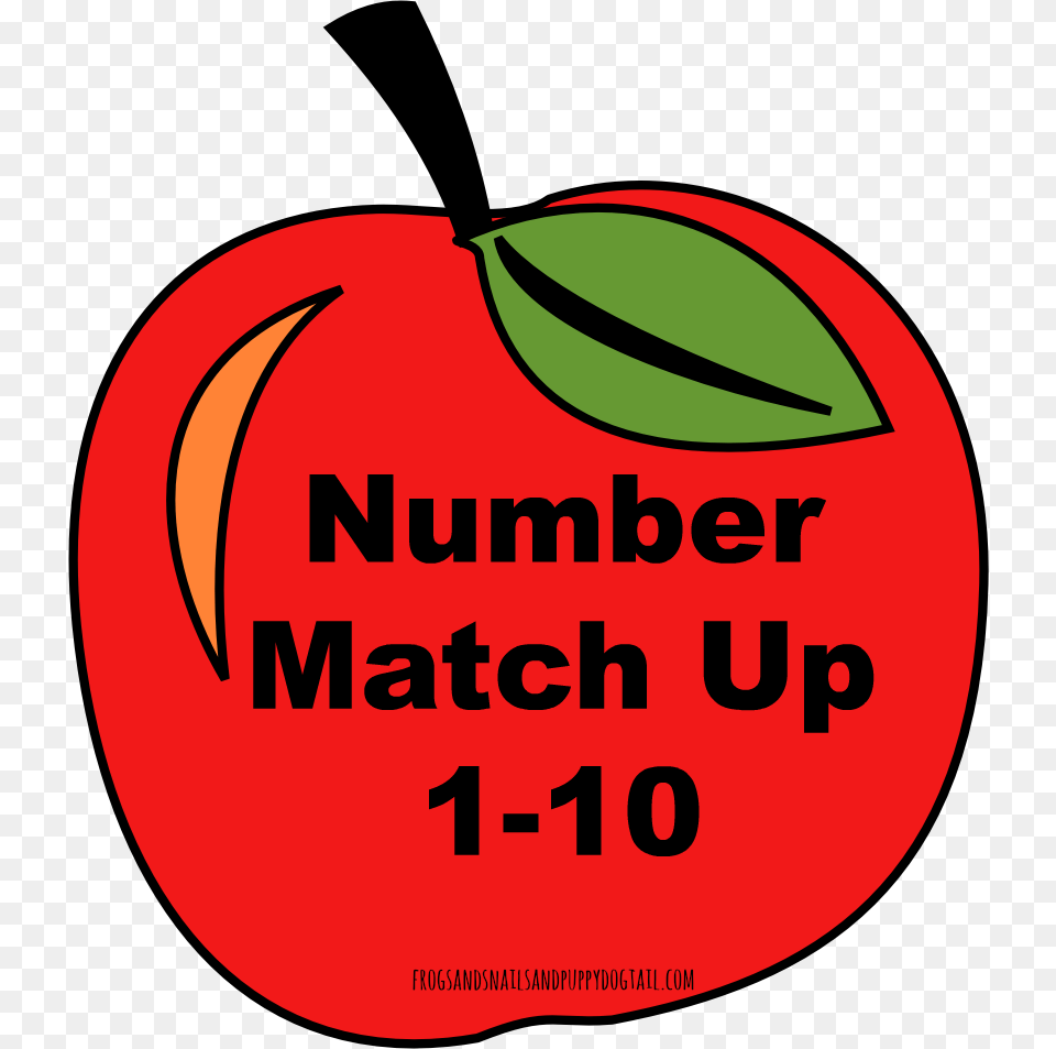 Match Clipart Number Card, Advertisement, Food, Fruit, Plant Free Png Download