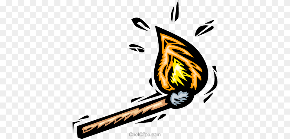 Match On Fire Royalty Free Vector Clip Art Illustration, Light, Person, Torch, Weapon Png