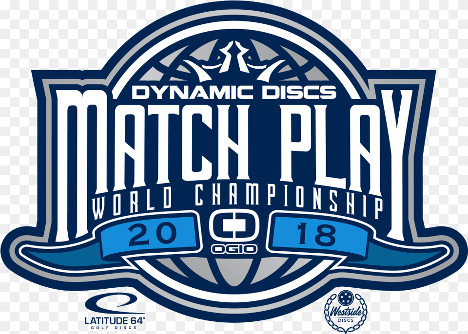 Match Play World Championship Dynamic Discs Black Disc Golf Banner, Badge, Logo, Symbol, Emblem Png