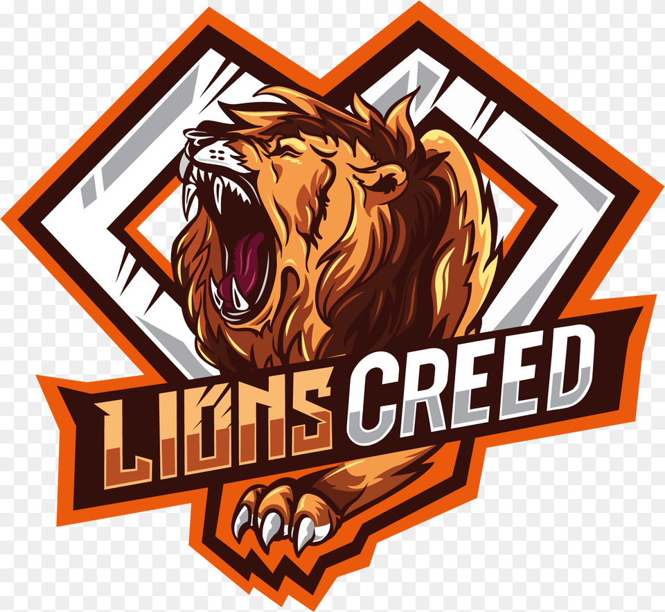 Match U2013 Lupus Ignis Lionscreed Logo, Animal, Lion, Mammal, Wildlife Png Image