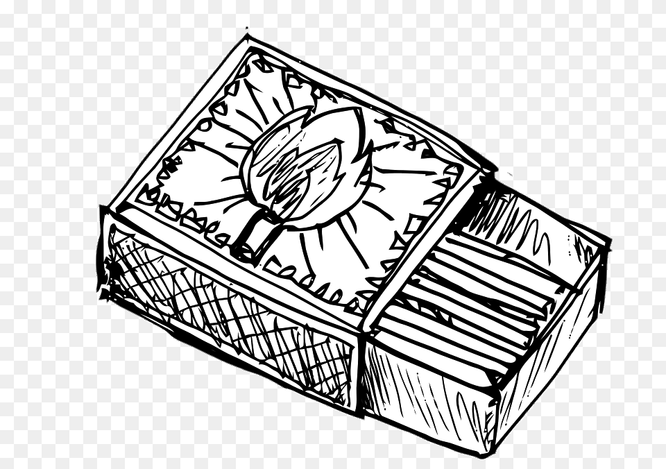 Matchbox Black And White, Art Png