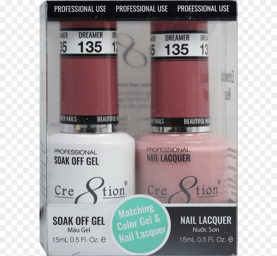 Matching Color Gel Amp Nail Lacquer 135 Fire Cre8tion, Cosmetics, Lipstick Free Png Download
