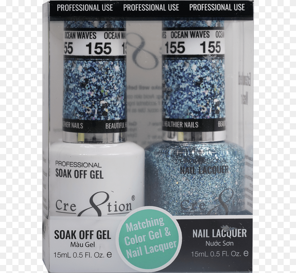 Matching Color Gel Amp Nail Lacquer 155 Ocean Color, Cosmetics Free Png