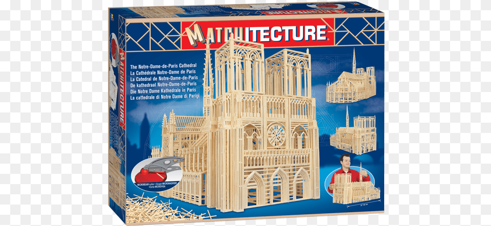 Matchitecture Notre Dame Cathedral Kit 840 X 620mm Notre Dame Cathedral Toy, Play Area, Infant Bed, Furniture, Crib Free Png Download