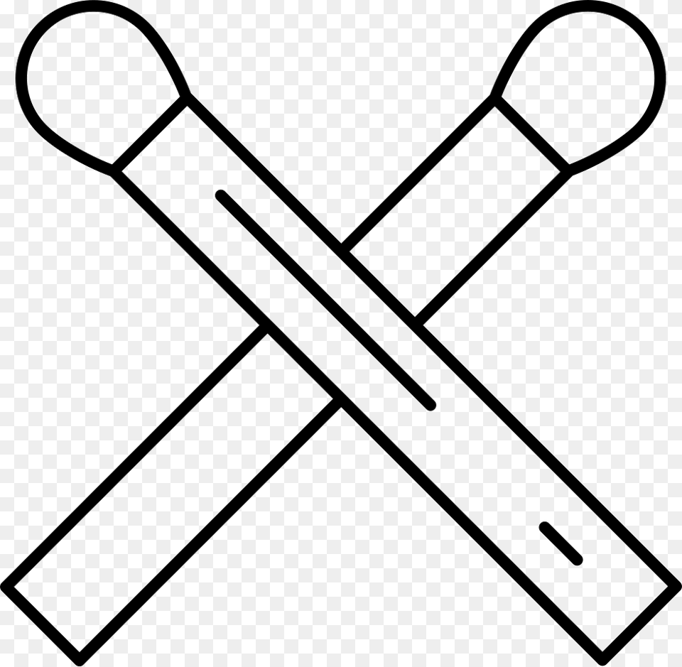 Matchstick Cross Paint Brush Pencil Icon, Device, Grass, Lawn, Lawn Mower Free Transparent Png