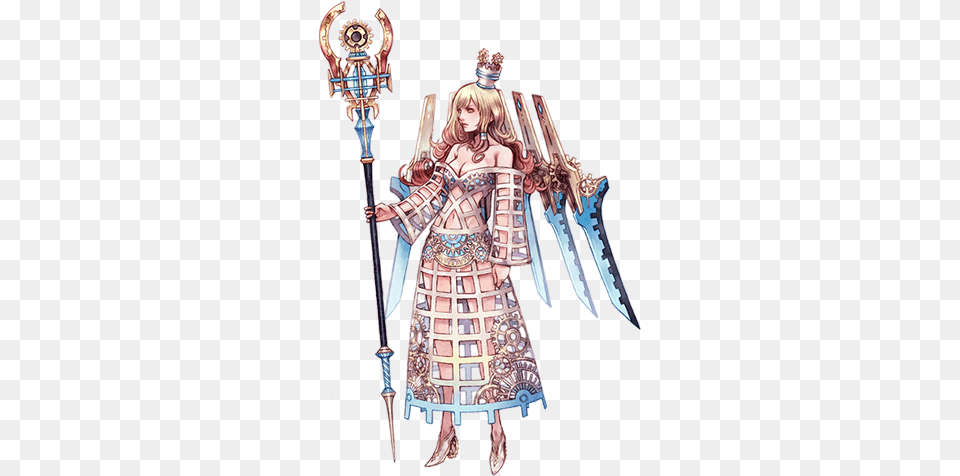 Materia From Dissidia Ff Kinda Looks Dissidia Materia, Clothing, Costume, Person, Book Free Transparent Png