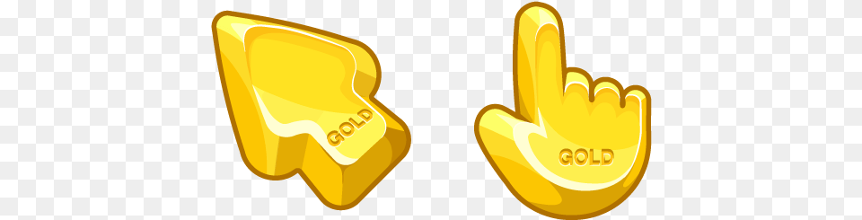 Materials Gold Bar Cursor Golden Cursor, Treasure Free Png Download