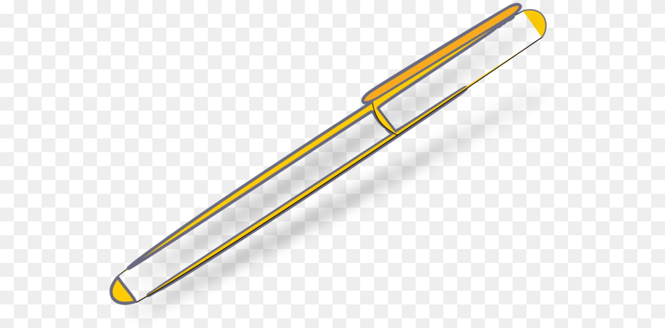 Materialyellowpen Slope, Pen, Blade, Dagger, Knife Png Image