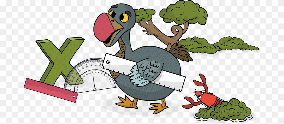 Math And Coding For Kids Cartoon, Animal, Bird, Dodo, Baby Free Png Download
