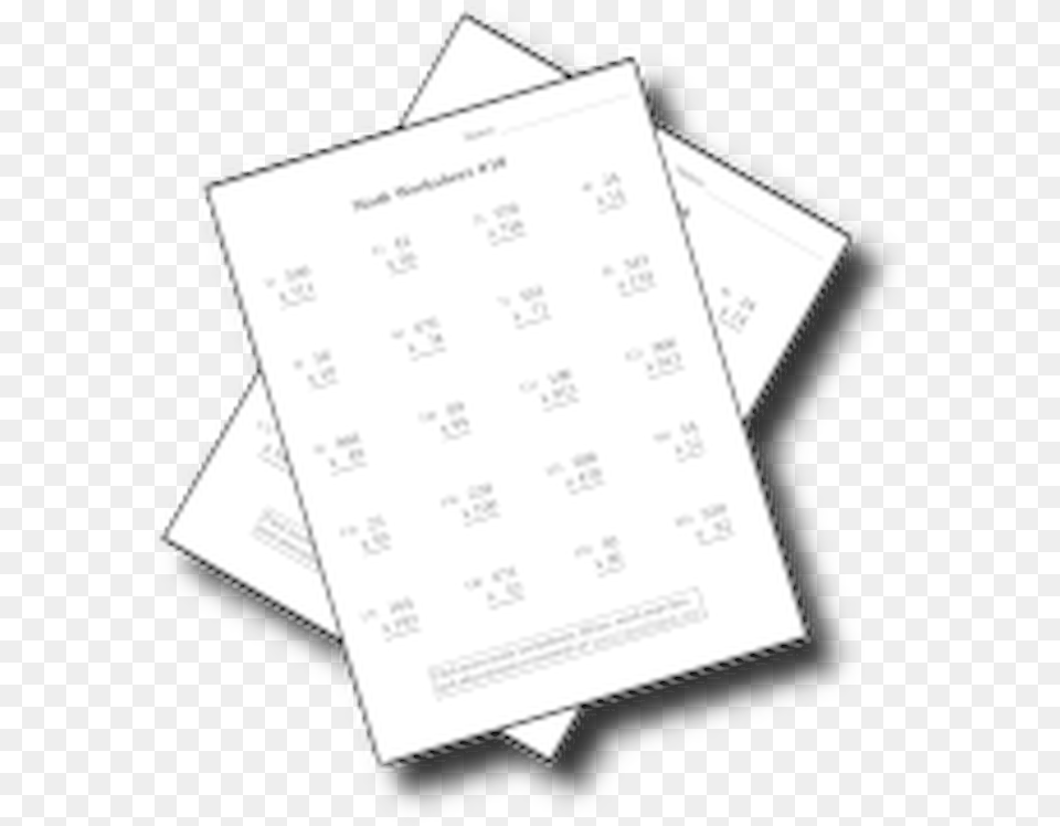 Math Antihrap Large Math Worksheet Clip Art, Text, Calendar, Business Card, Paper Png