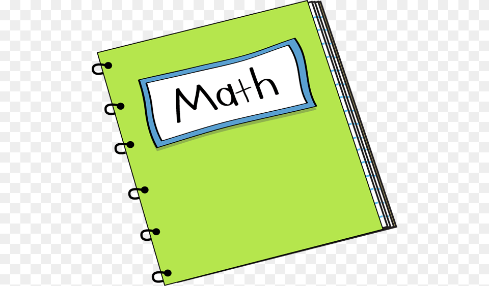 Math Book Clipart Clip Math Notebook Clip Art, Page, Text, White Board Png Image