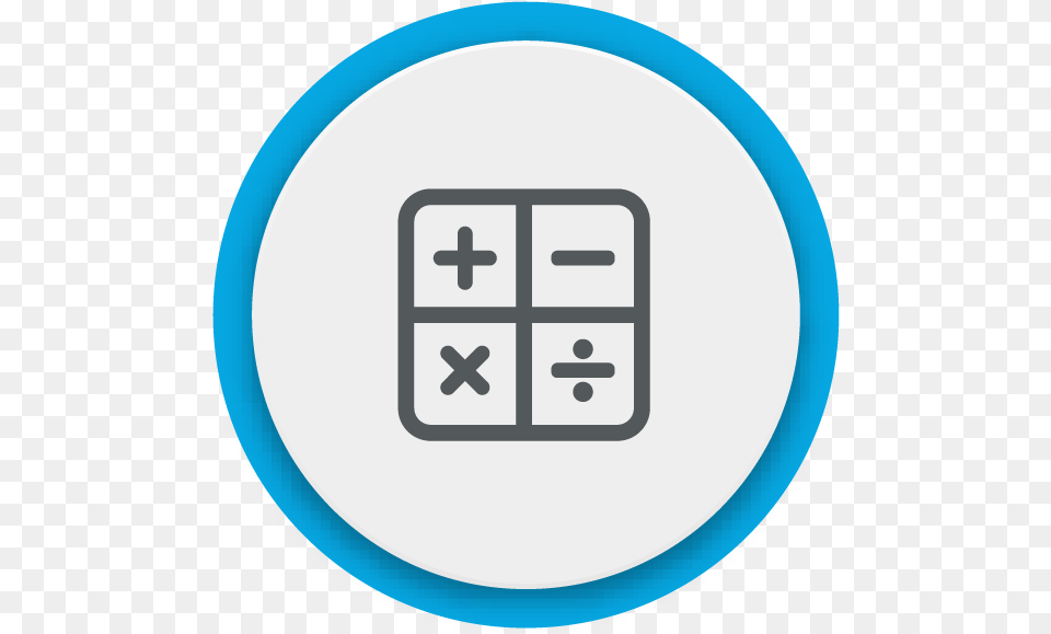 Math Icon, Symbol, Disk, Text Free Transparent Png