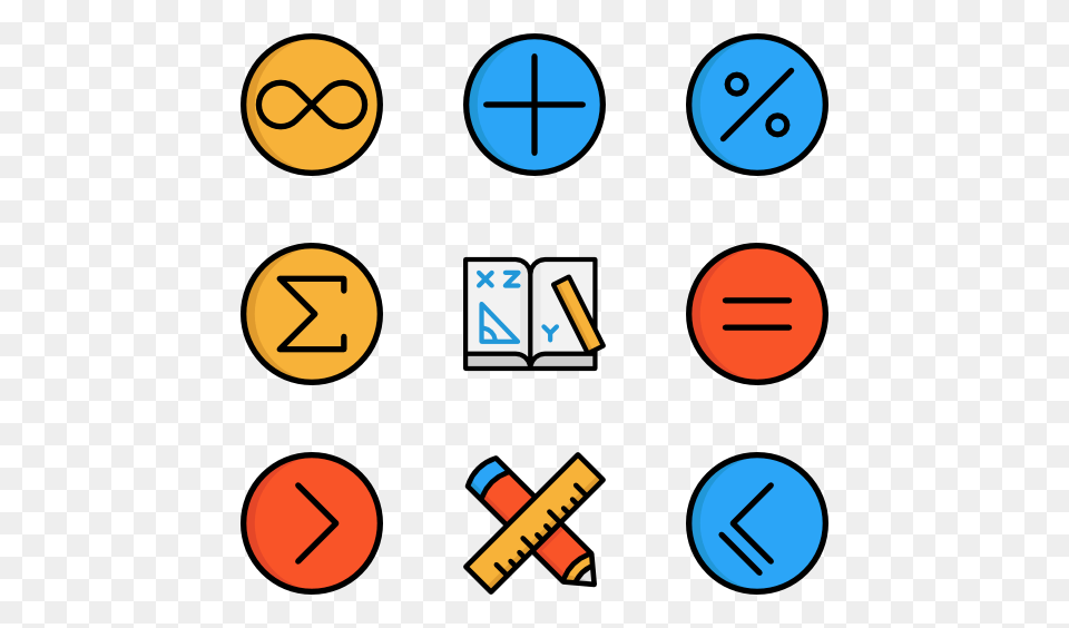 Math Icon Packs, Symbol, Text, Number, Gas Pump Free Png Download