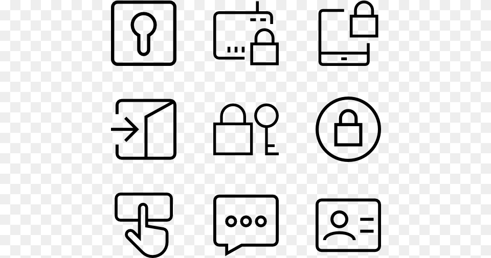 Math Icons, Gray Free Png