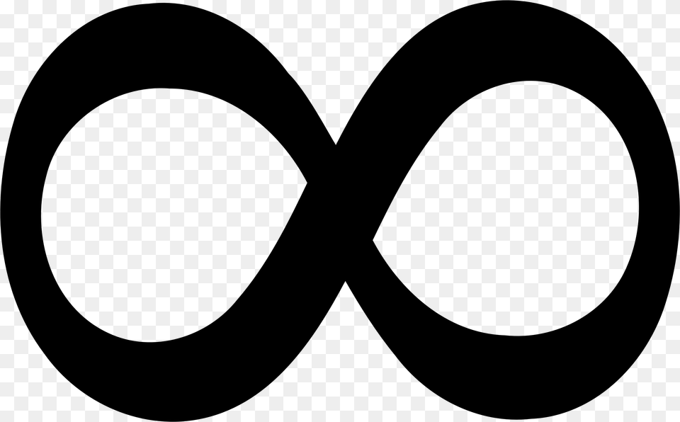 Math Infinity Symbol Gallery, Gray Free Transparent Png