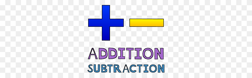 Math One Step Real World Problems Using Addition Subtraction, Cross, Symbol, Logo Png Image