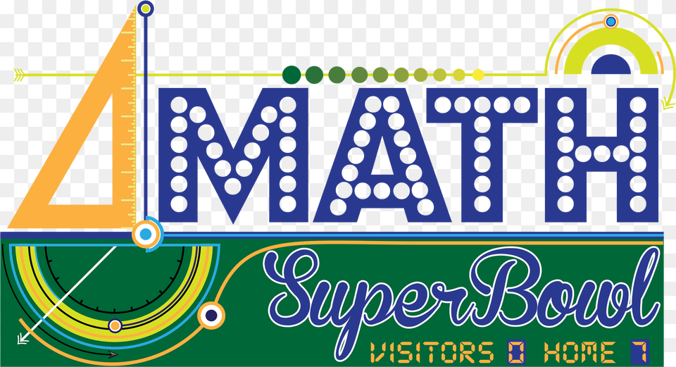 Math Super Bowl Logo Graphic Design, Scoreboard Free Png Download