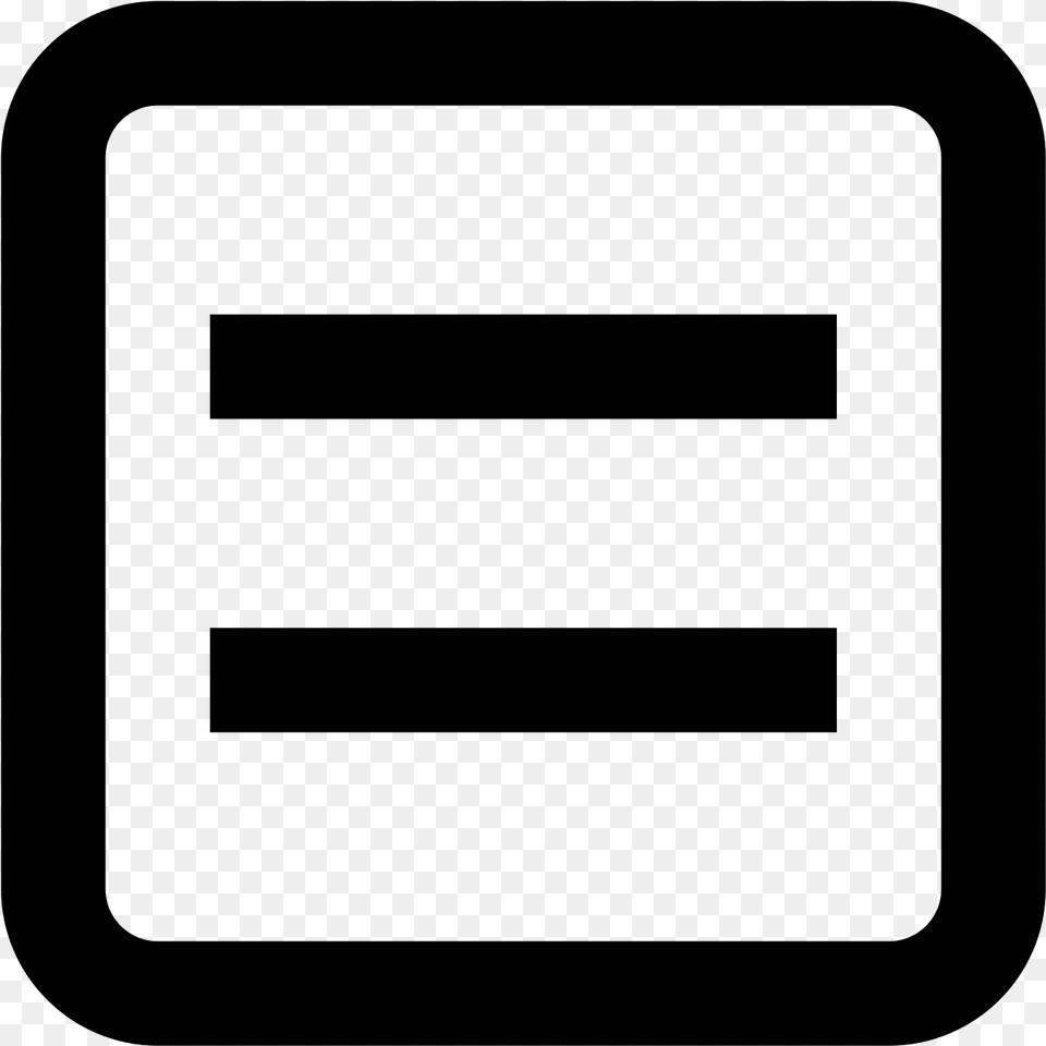 Mathematical Equal Sign Icon Stock Vector Quka Clipart Equals White, Gray Png Image