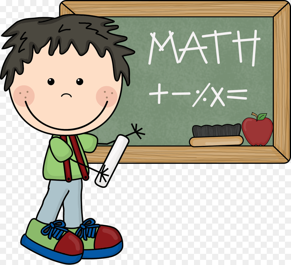 Mathematics Clipart Doodle, Baby, Person, Blackboard, Face Png
