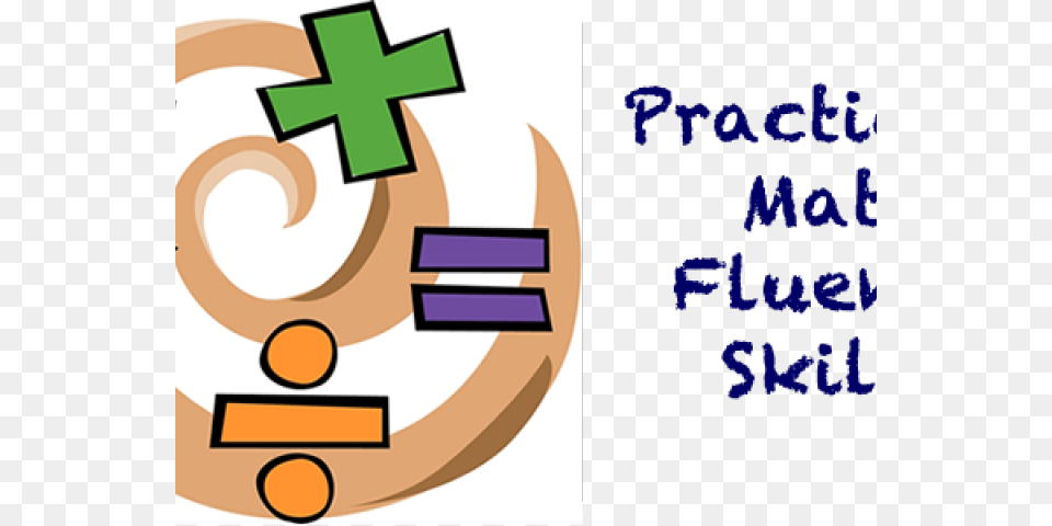 Mathematics Clipart Math Fluency Math Symbols, Symbol, Text, Cross Free Png Download