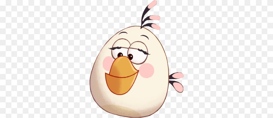 Matilda White Birdpng Matilda Angry Birds Happy, Plate, Food, Cartoon Free Png Download