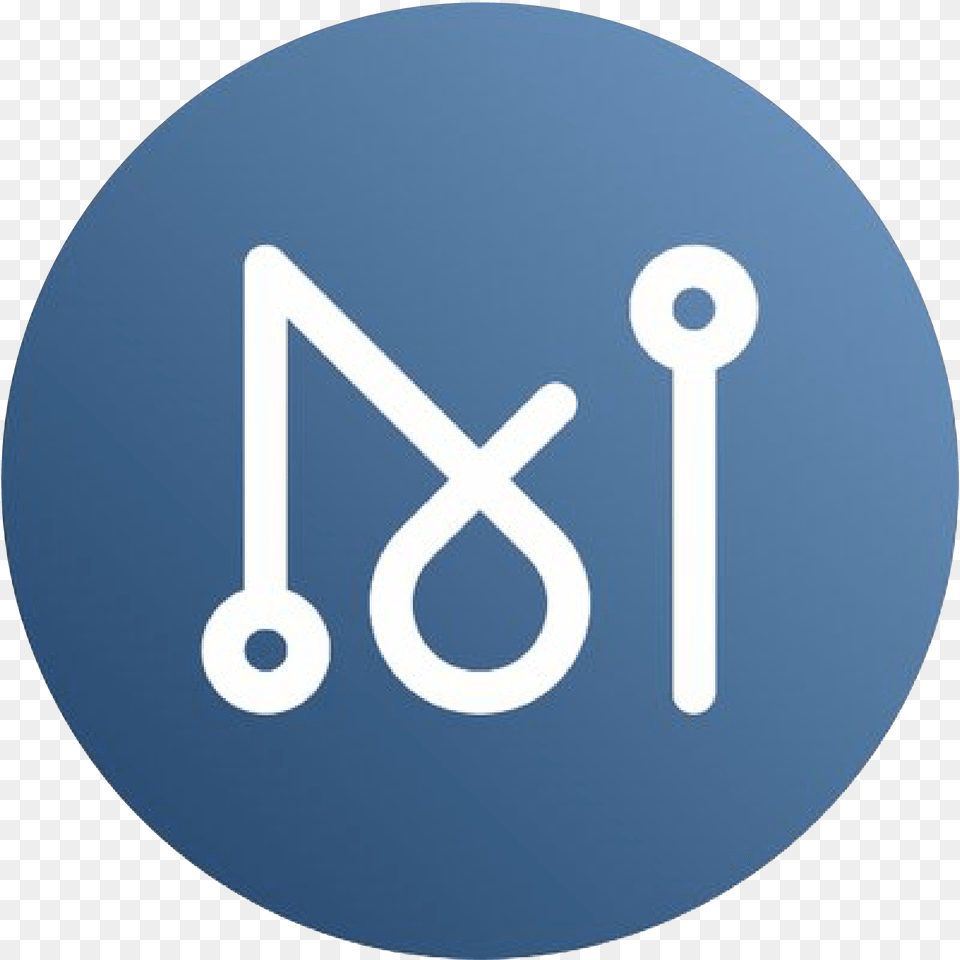 Matrix Ai Network Logo, Sign, Symbol, Disk, Text Free Png Download