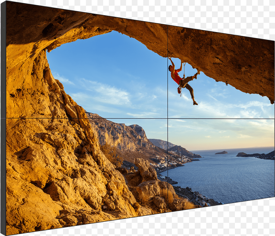 Matrix G3 Video Wall, Outdoors, Person, Adventure, Climbing Free Transparent Png