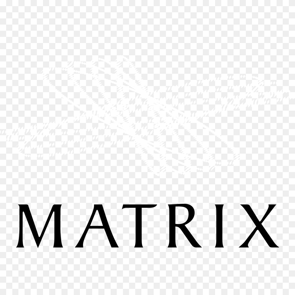 Matrix Logo Transparent Vector, Text, Handwriting Free Png