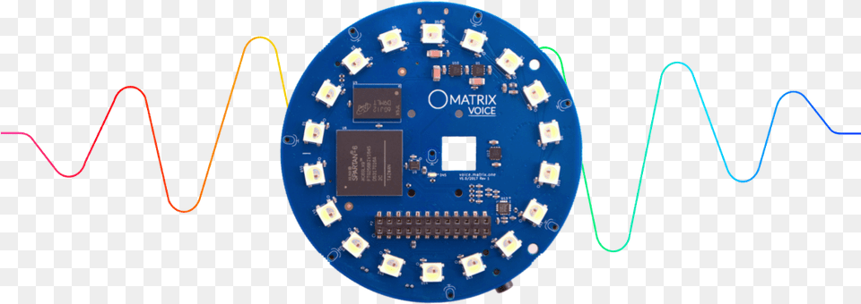 Matrix Voice Is A Raspberry Pi Like Board With Google Matrix Voice, Electronics, Hardware, Computer Hardware Png
