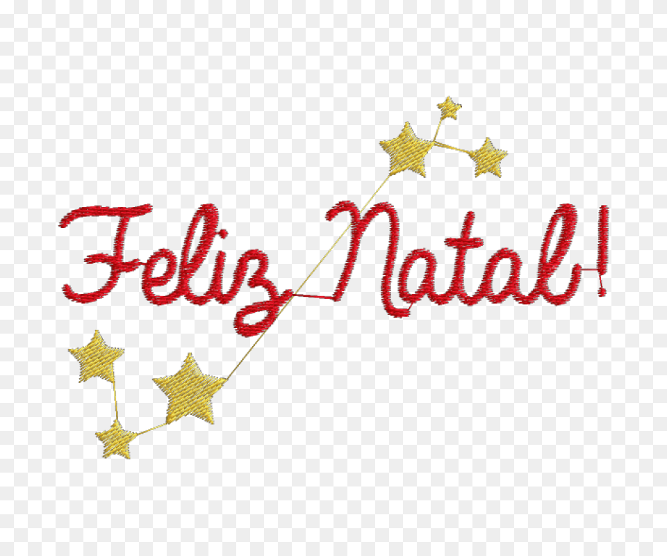 Matriz De Bordado Feliz Natal, Symbol, Text Free Png Download
