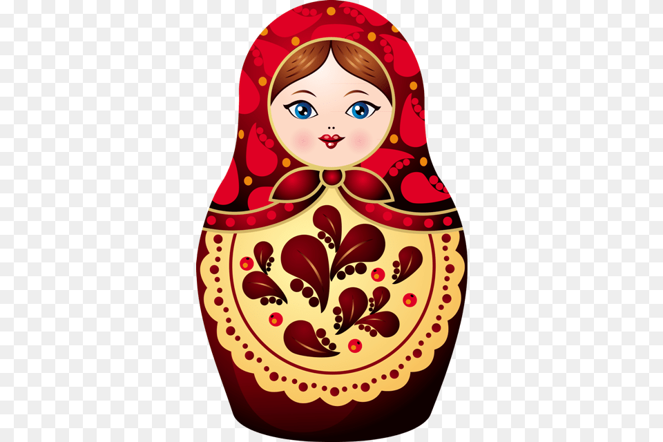 Matryoshka Doll, Pattern, Face, Head, Person Free Png Download