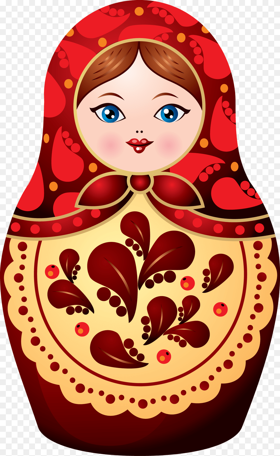Matryoshka Doll, Pattern, Face, Head, Person Png Image