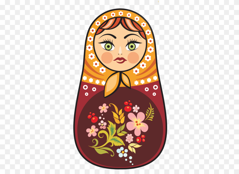 Matryoshka Doll, Applique, Pattern, Head, Face Png