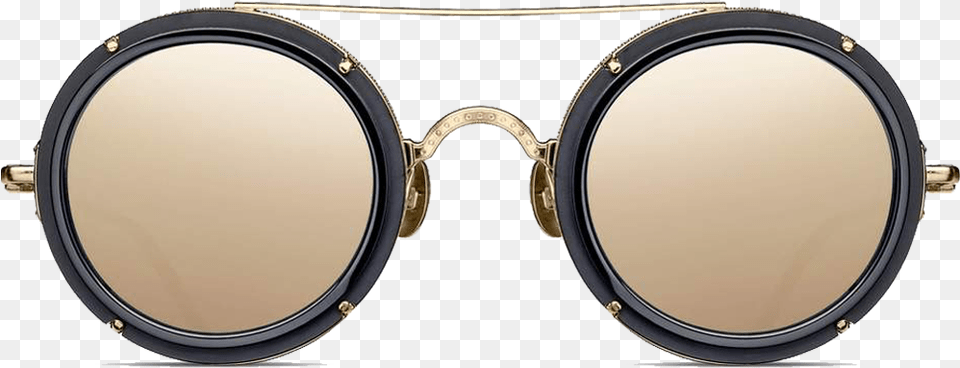 Matsuda M3080 Matte Black Brushed Gold Gld Mirror, Accessories, Goggles, Sunglasses Free Transparent Png