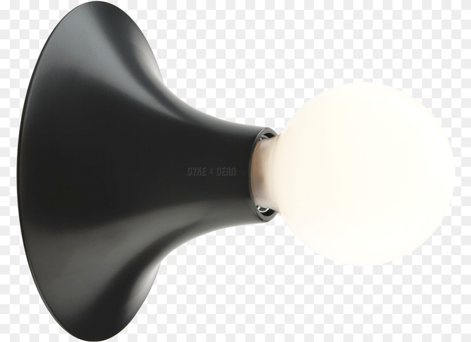 Matt Black Funnel Lights Loudspeaker, Lighting, Light, Electronics, Speaker Png Image
