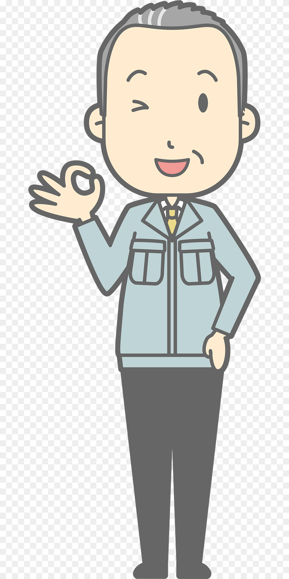 Matt Businessman Is Giving An Ok Sign Clipart, Face, Head, Person, Baby Free Png Download
