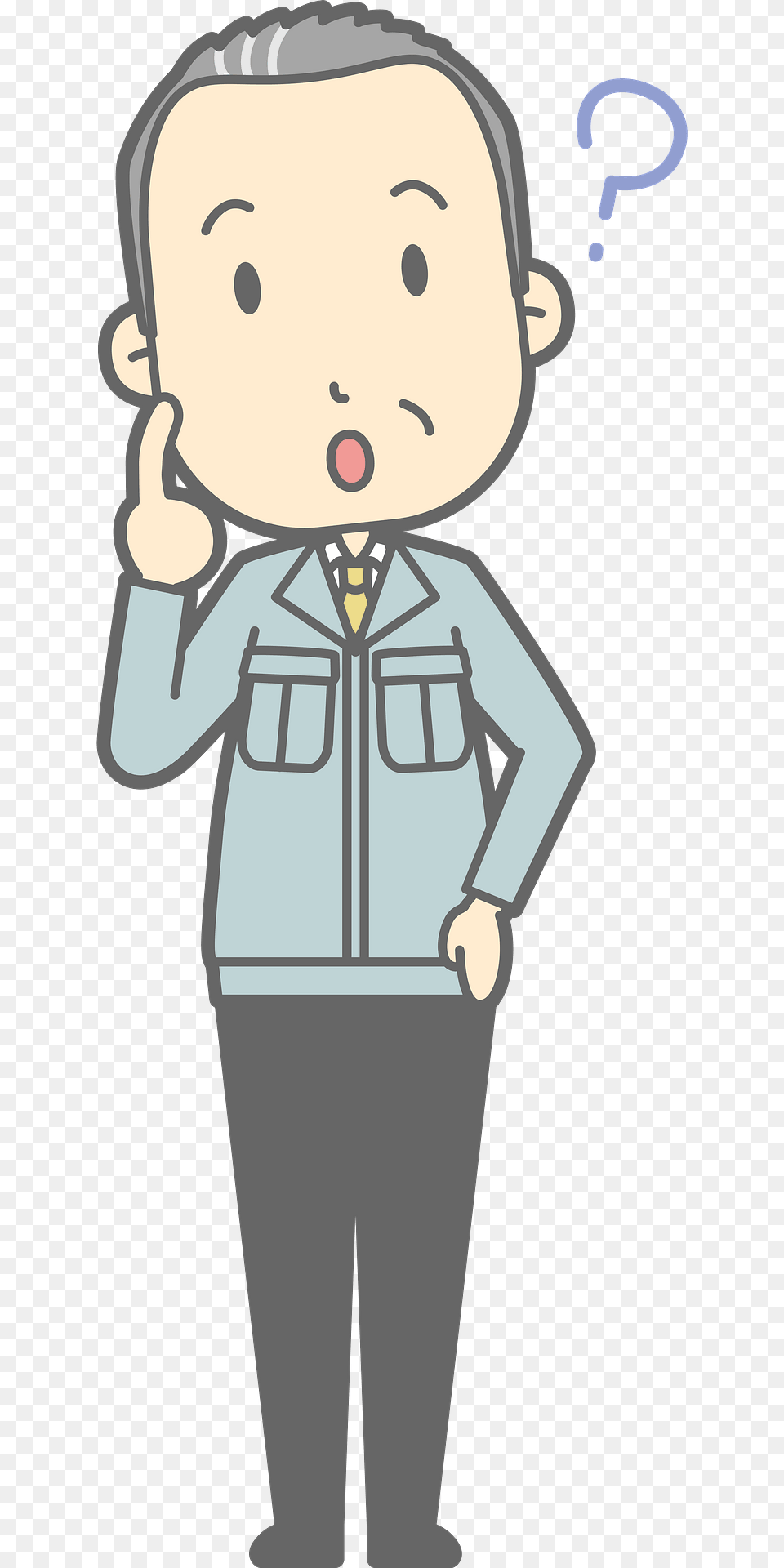 Matt Businessman Is Questioning Clipart, Baby, Person, Head, Clothing Png Image